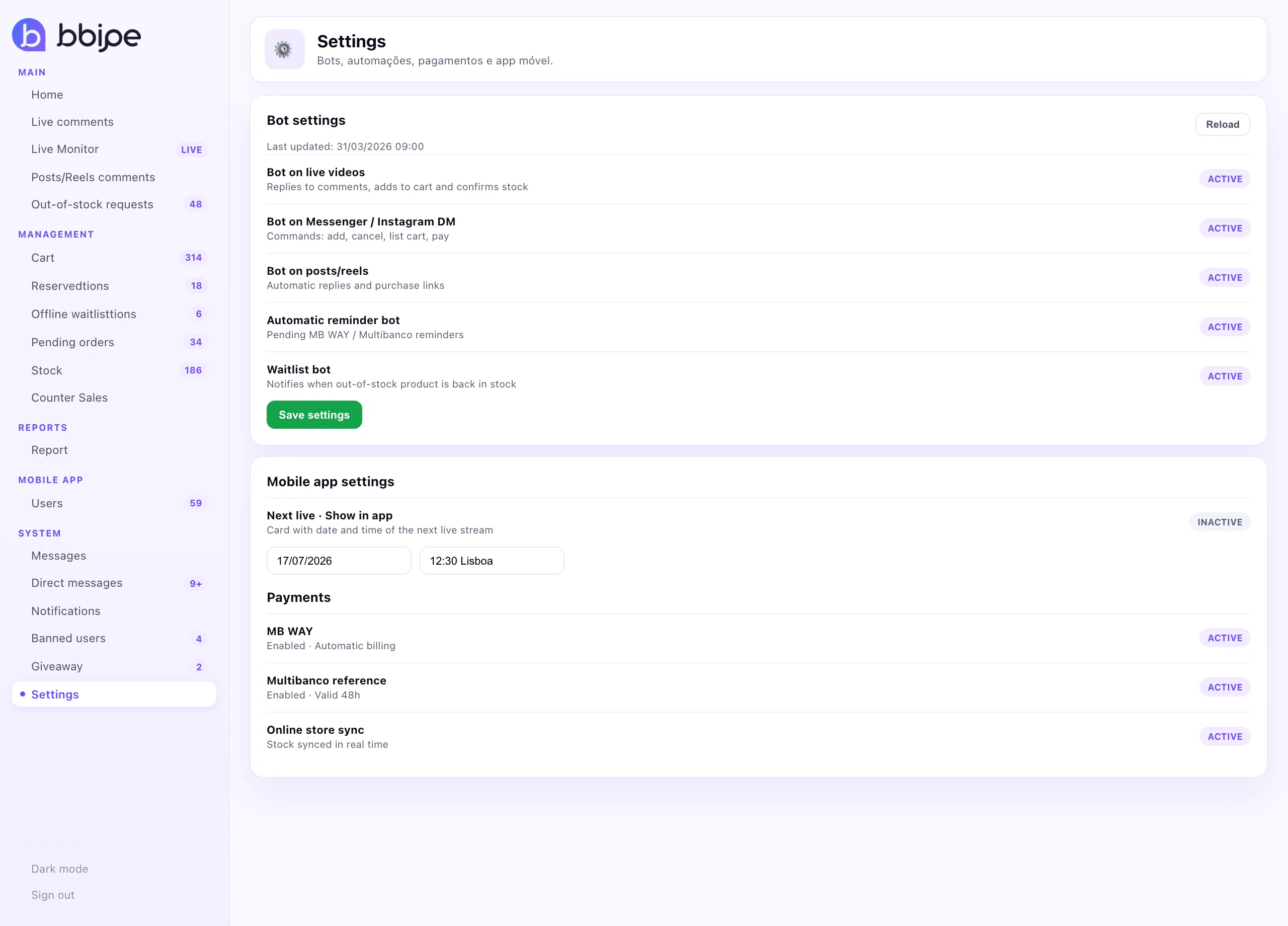 Automations & bot